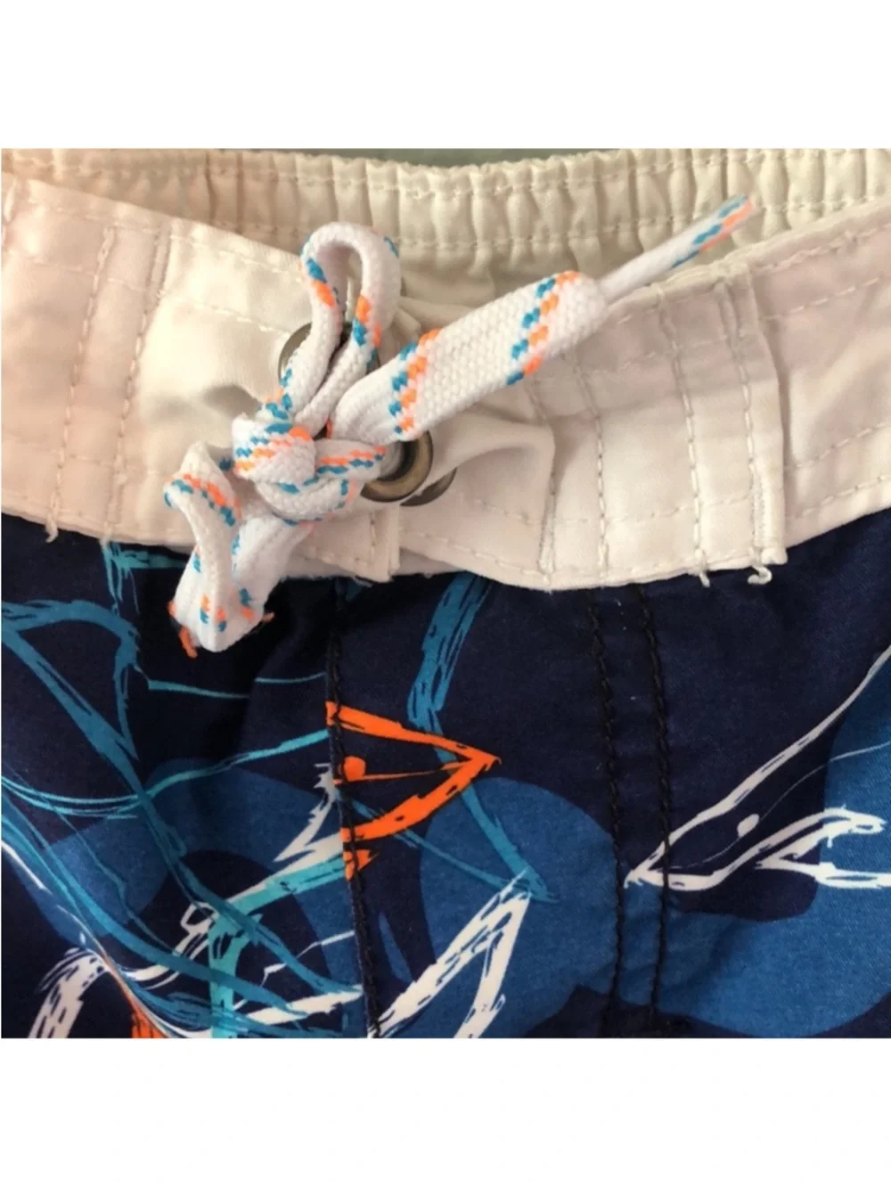 OshKosh B’gosh Boys Navy Shark Swim Trunks Size 5